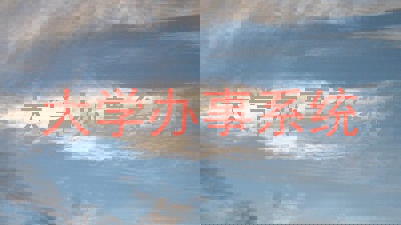 大学办事系统