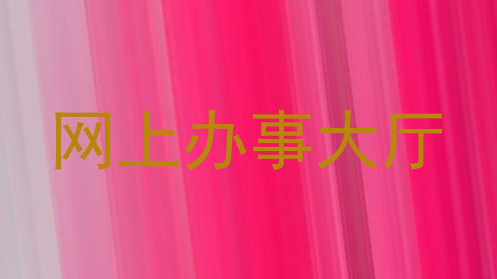网上办事大厅
