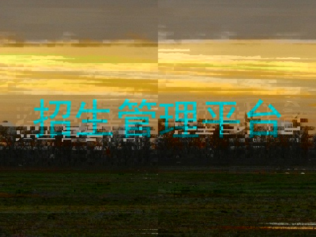 招生管理平台