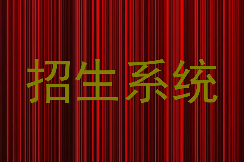 招生系统