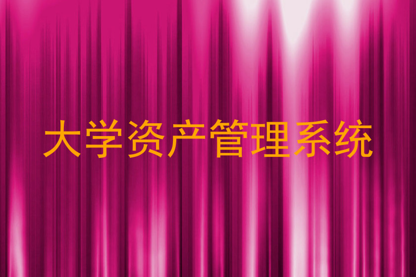大学资产管理系统