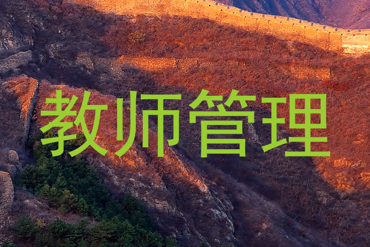 教师管理