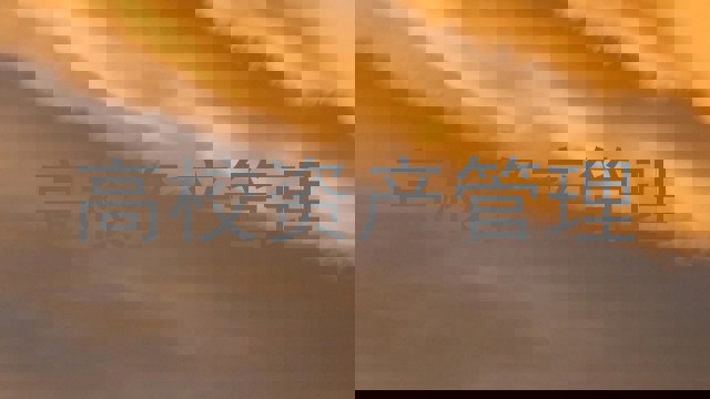 高校资产管理
