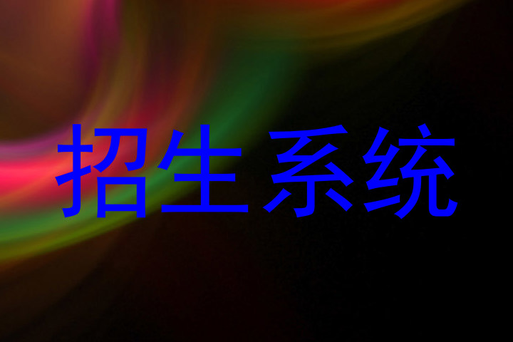 招生系统