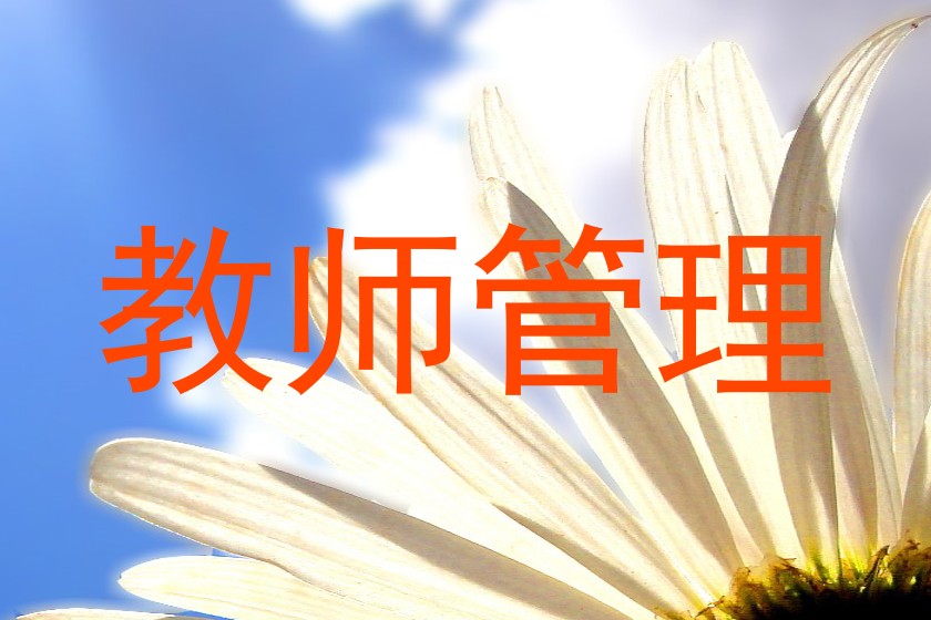 教师管理