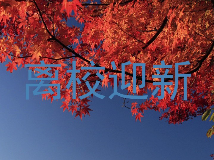 离校迎新