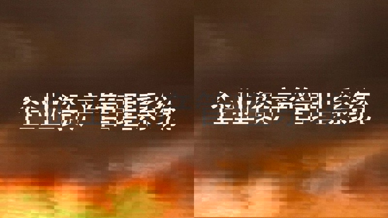 企业资产管理系统