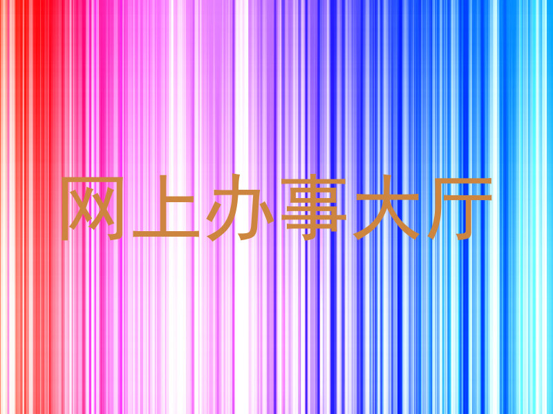 网上办事大厅