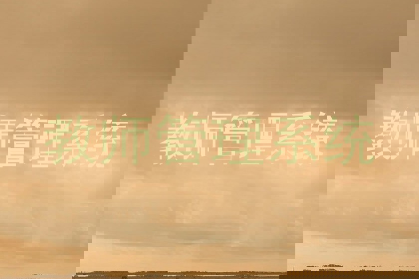 教师管理系统