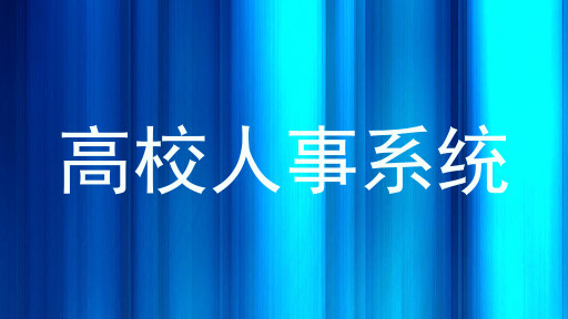 高校人事系统