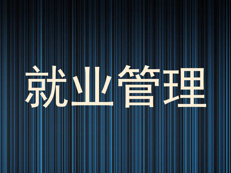 就业管理