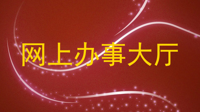 网上办事大厅