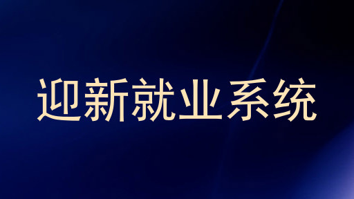迎新就业系统