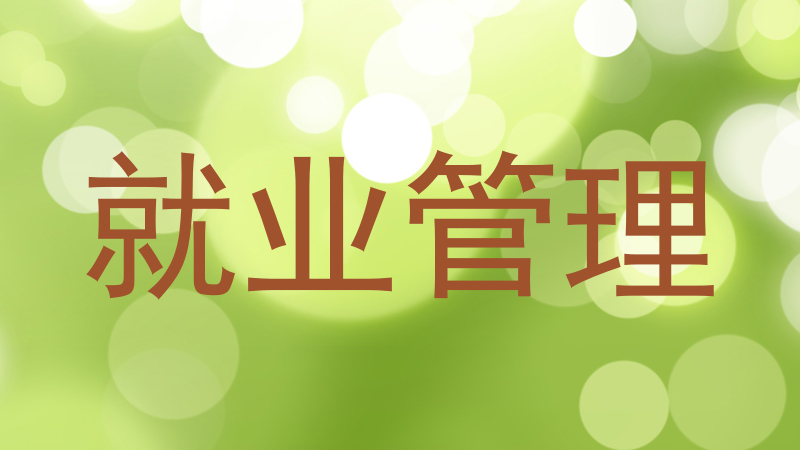 就业管理