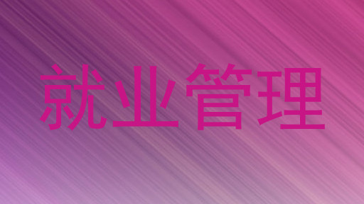就业管理