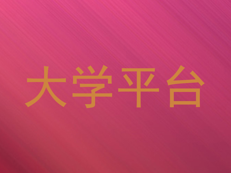 大学平台