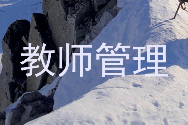 教师管理