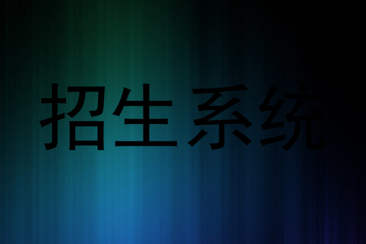 招生系统