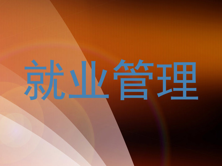 就业管理
