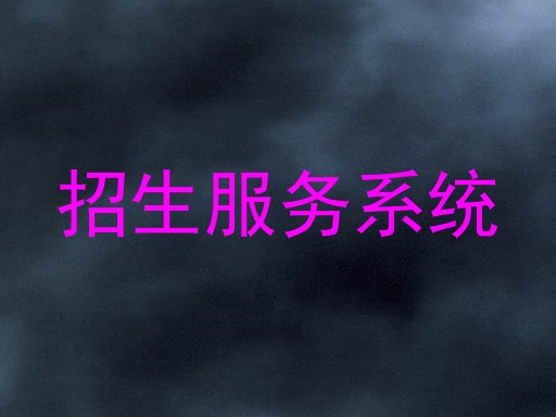 招生服务系统