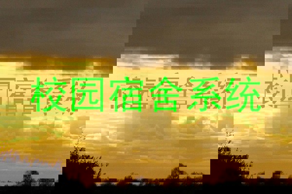 校园宿舍系统