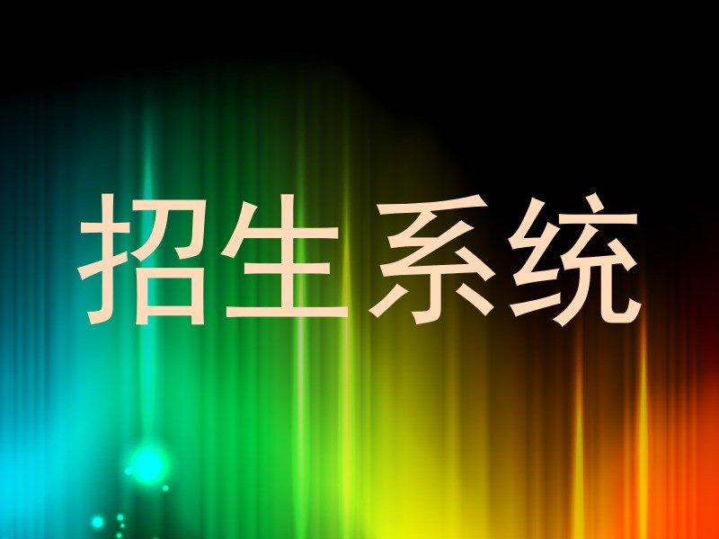 招生系统