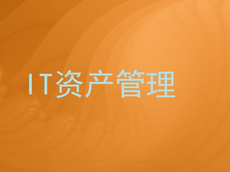IT资产管理
