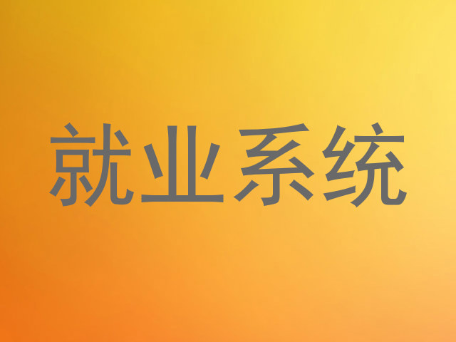 就业系统
