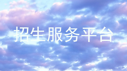 招生服务平台