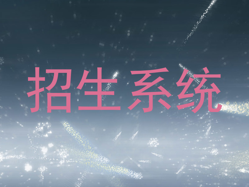 招生系统