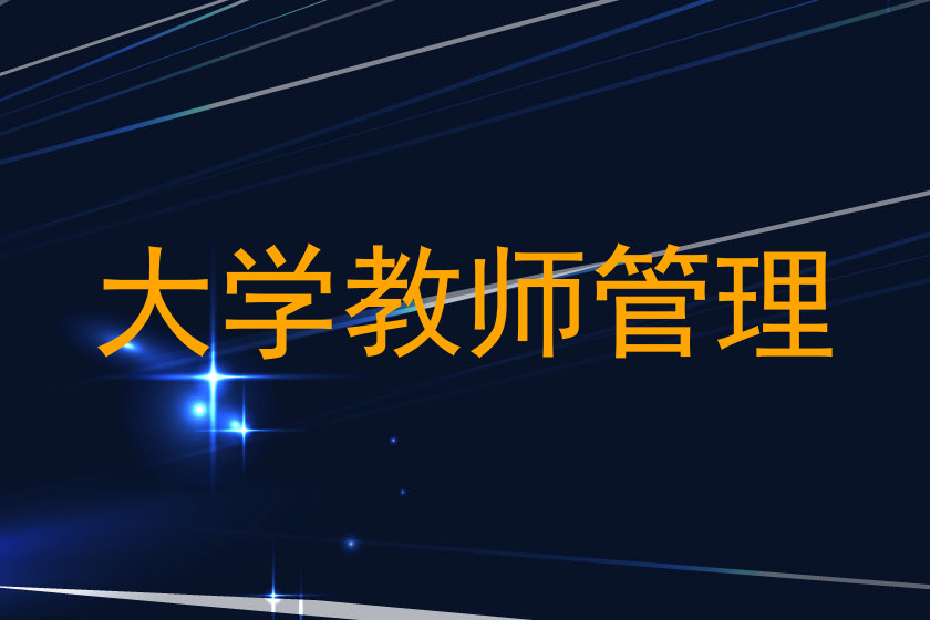 大学教师管理