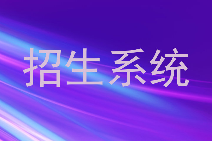 招生系统