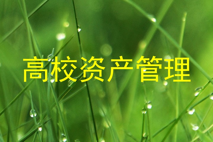 高校资产管理