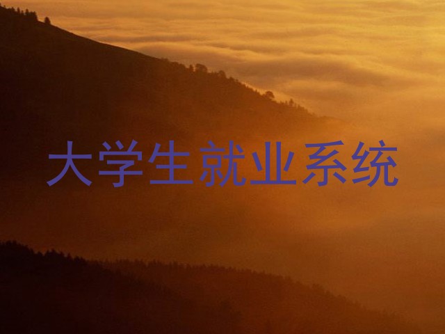 大学生就业系统