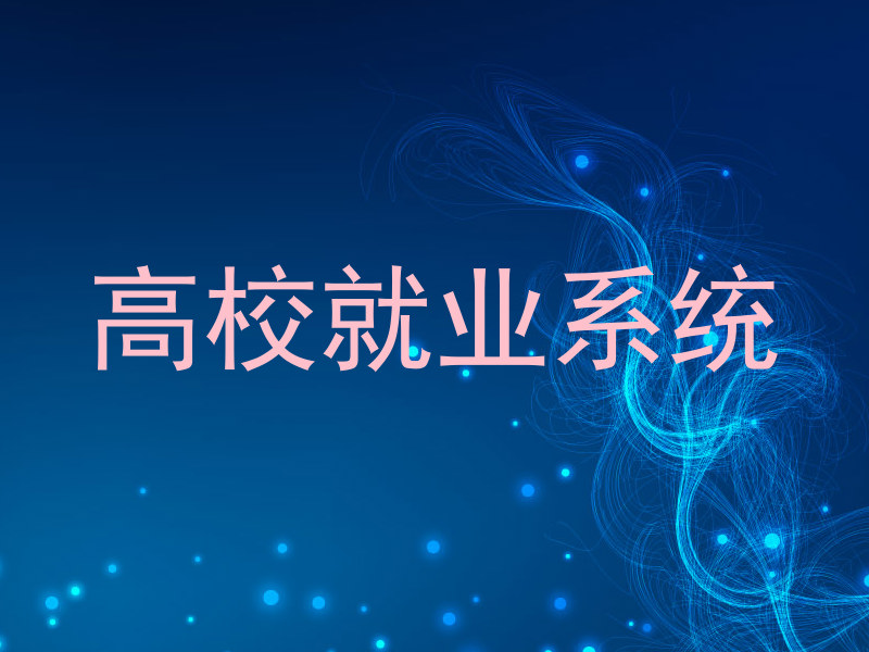 高校就业系统