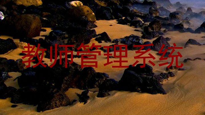 教师管理系统