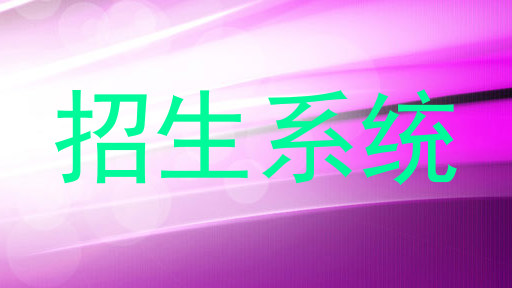 招生系统