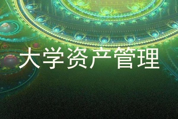 大学资产管理