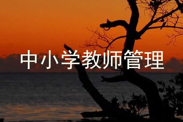 中小学教师管理