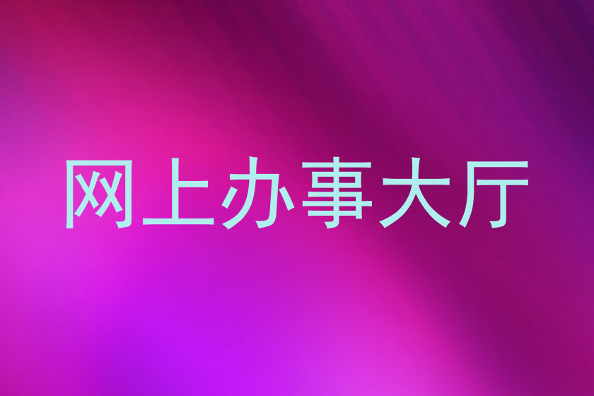 网上办事大厅
