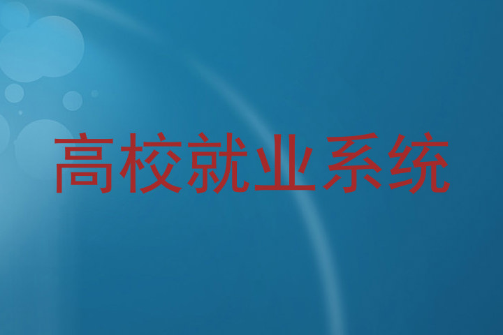 高校就业系统