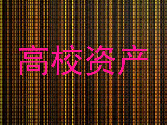 高校资产