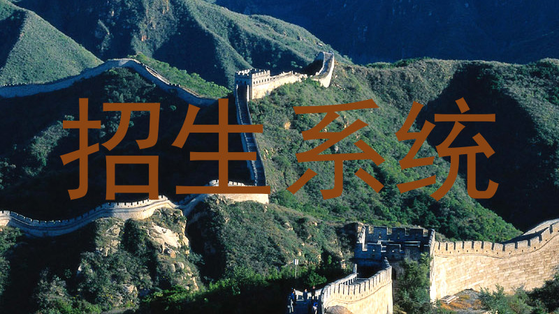 招生系统