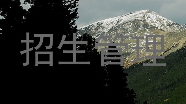 招生管理