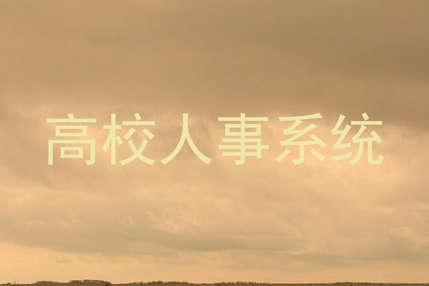 高校人事系统