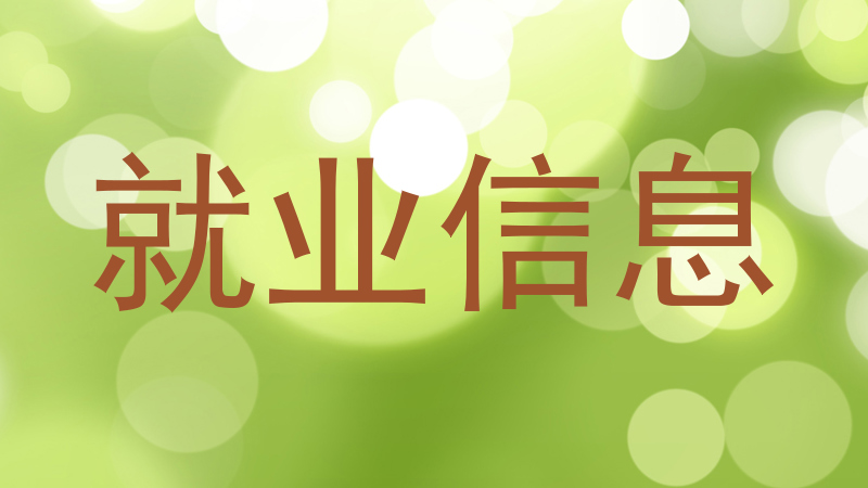 就业信息