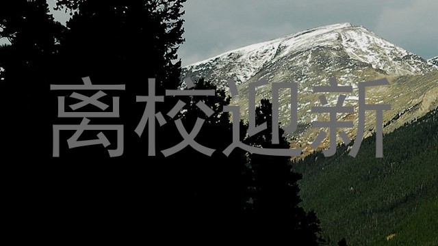 离校迎新