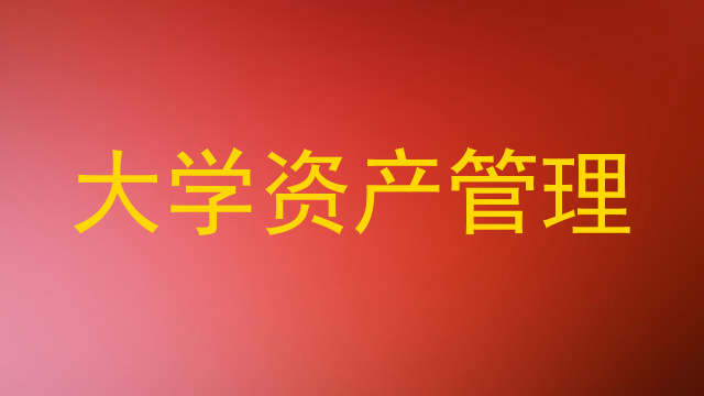 大学资产管理