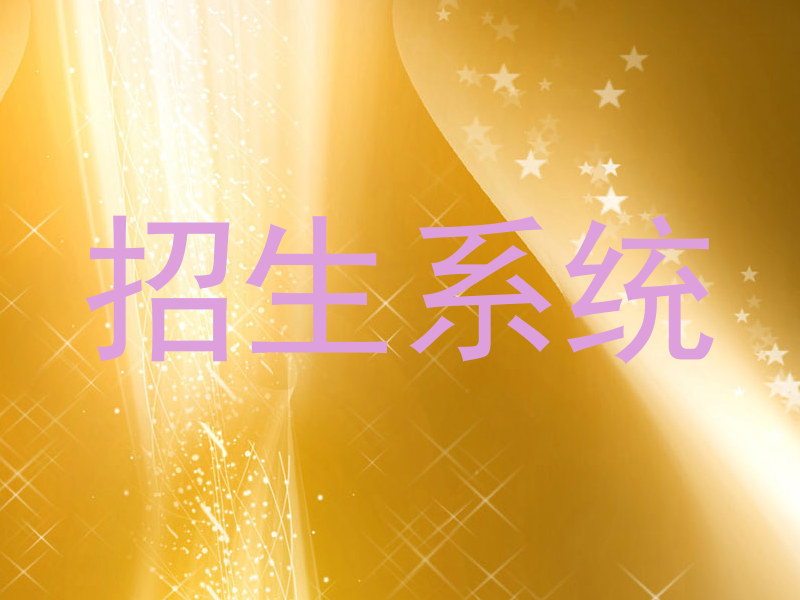 招生系统
