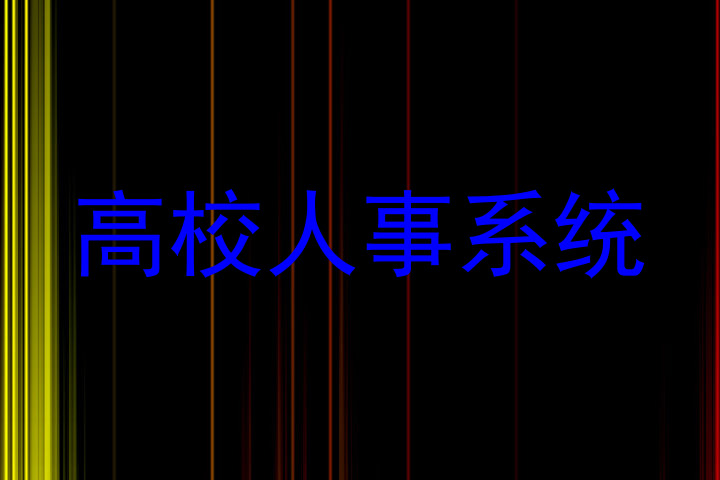 高校人事系统